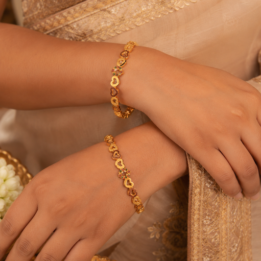 Amora Heartline Bangles