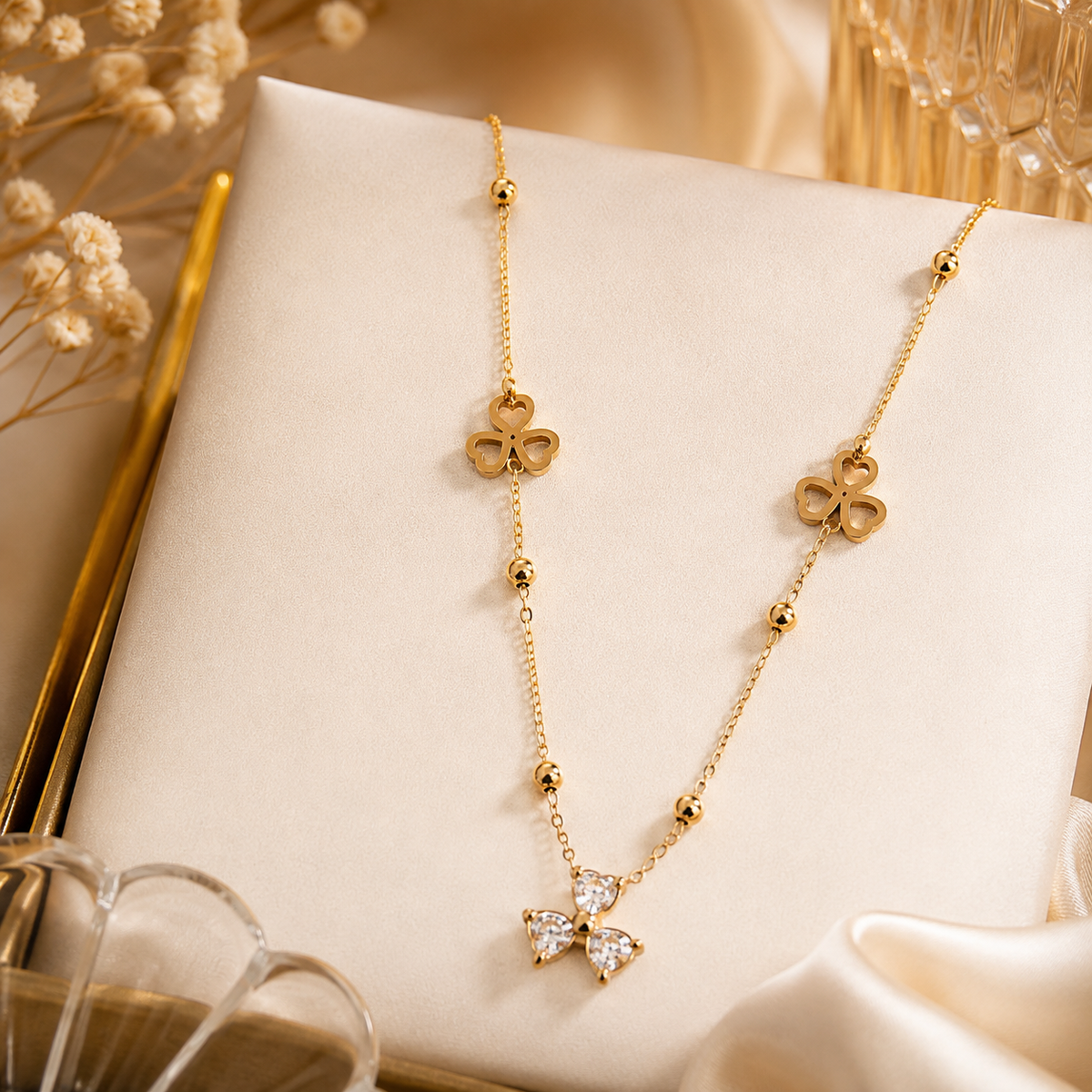 Fortune Flutter Crystal Chain
