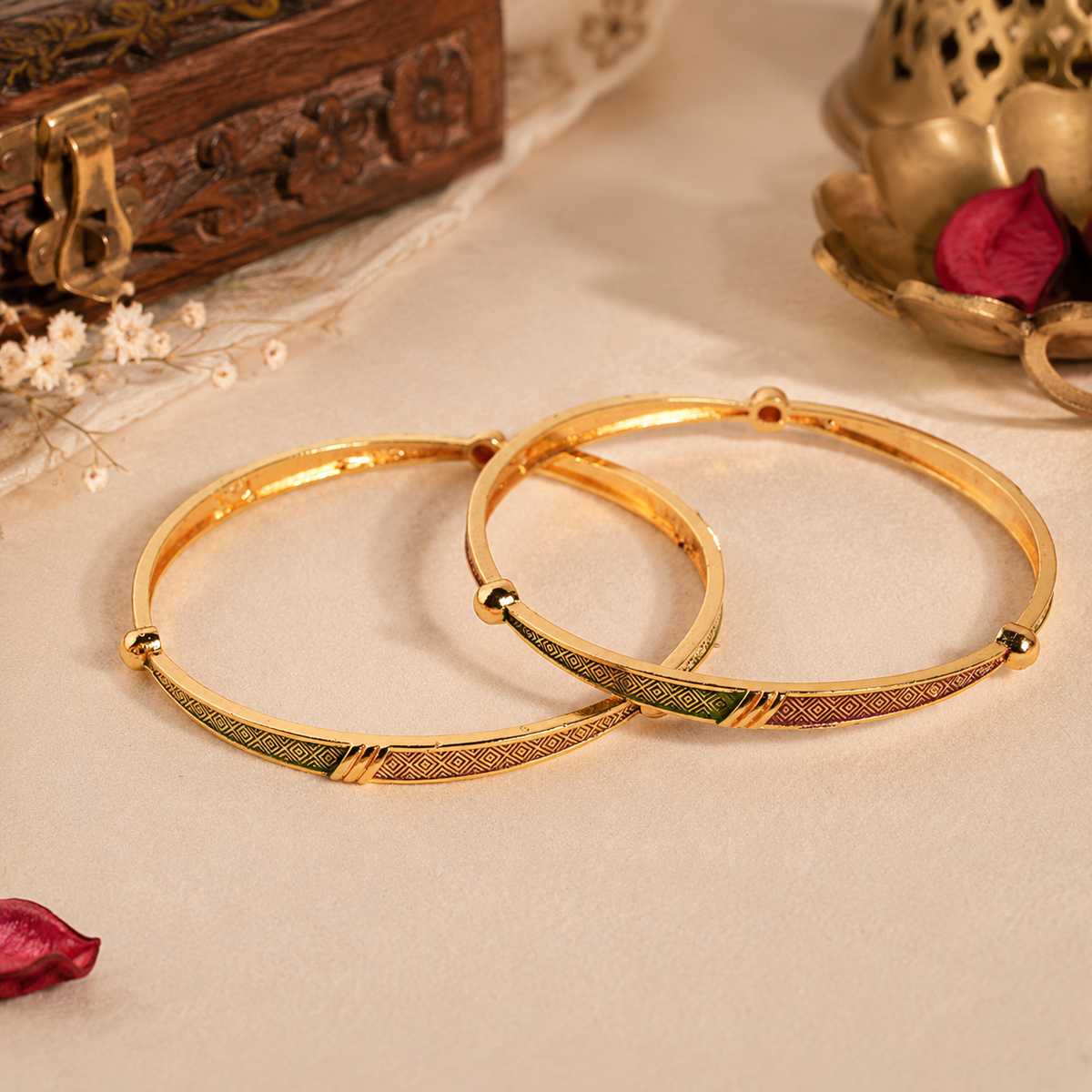Verdelle Heritage Bangles