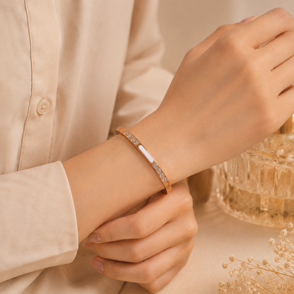 Rosé Lumi Bar Bracelet