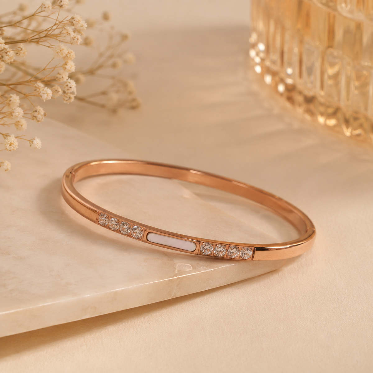 Rosé Lumi Bar Bracelet