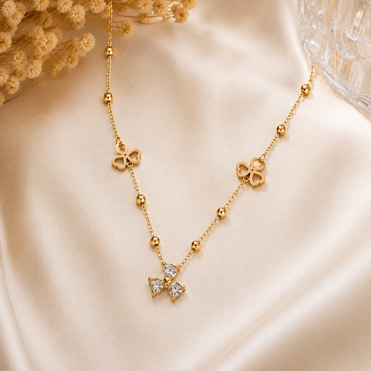 Fortune Flutter Crystal Chain