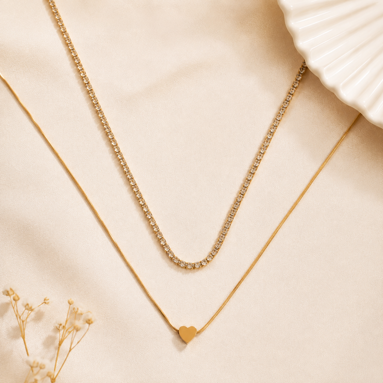 Twin Grace Pendant chain