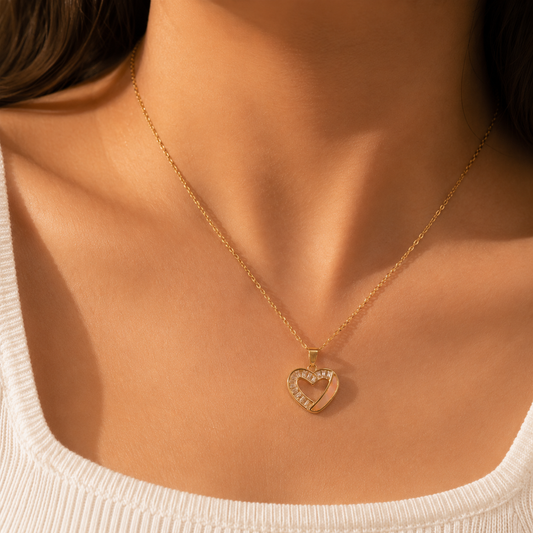 Elara Heart Pendant chain