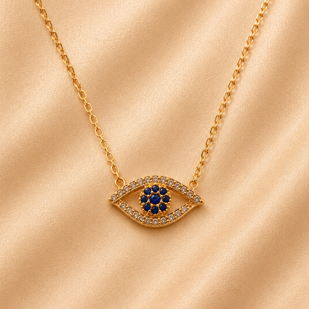 Blue Eye Charm Necklace