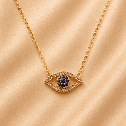 Blue Eye Charm Necklace