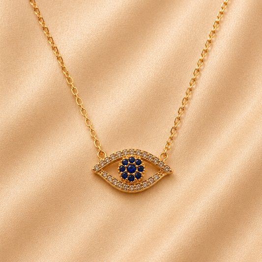 Blue Eye Charm Necklace