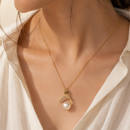 Mermaid Pearl Necklace