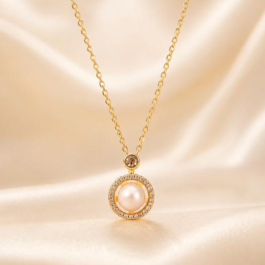 Orbit Pearl Necklace