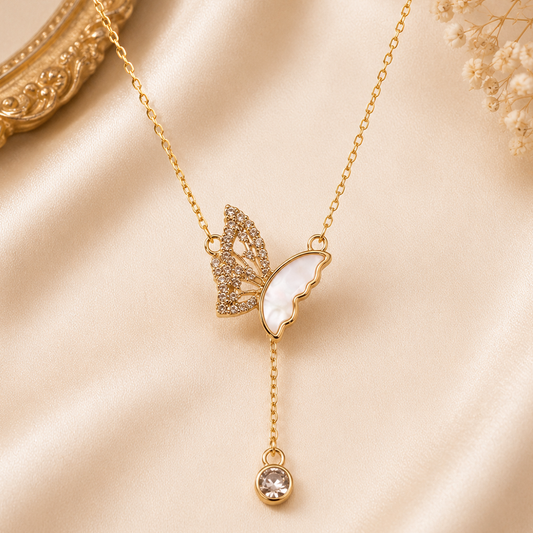 Twin Wing Pendant Chain