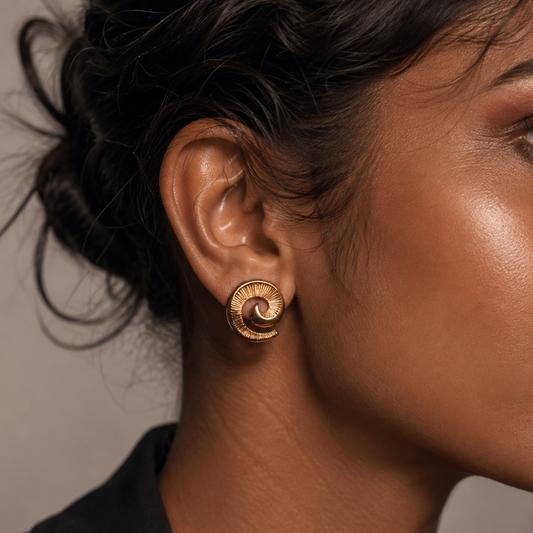 Solara Spiral Earrings