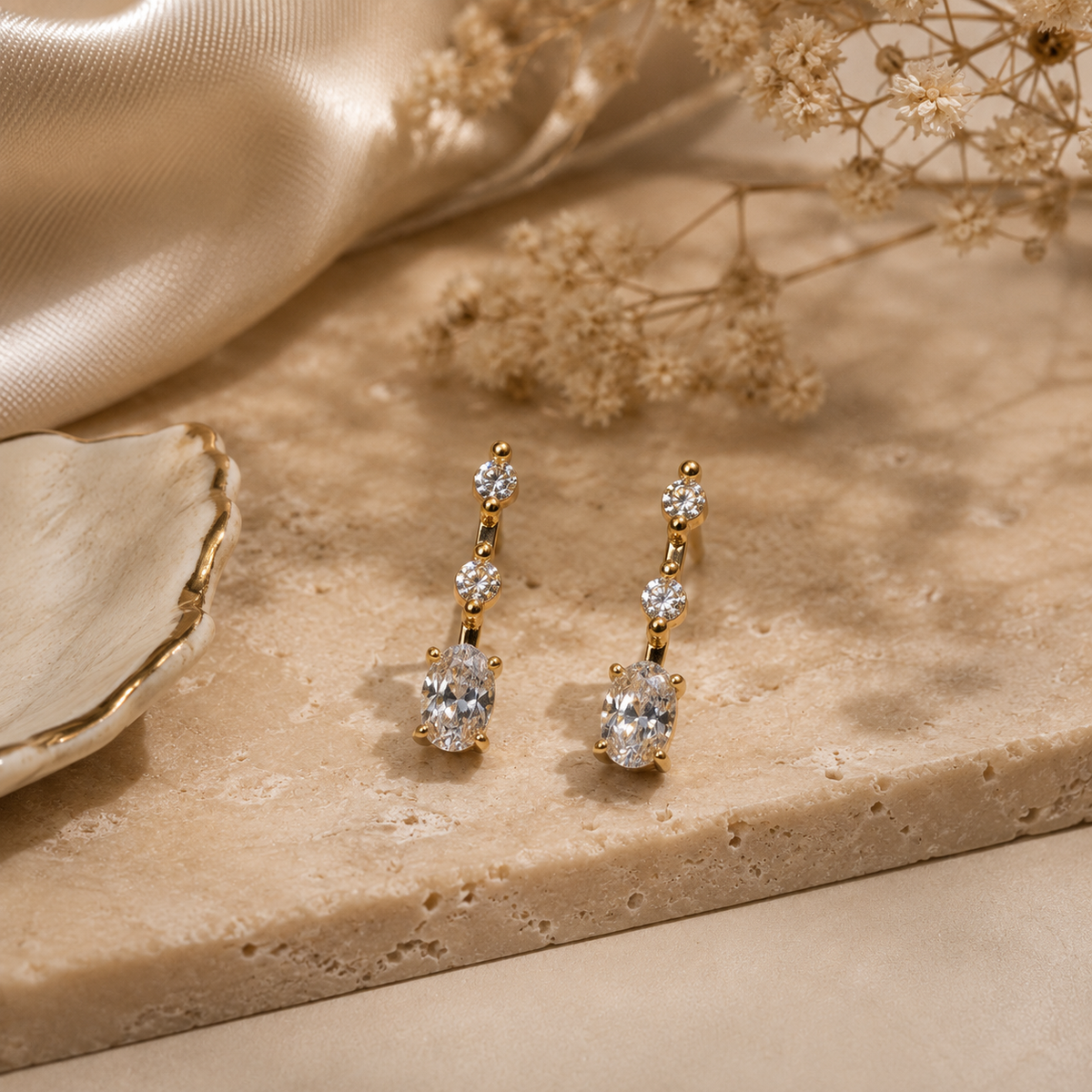 Crystal Drop Earrings