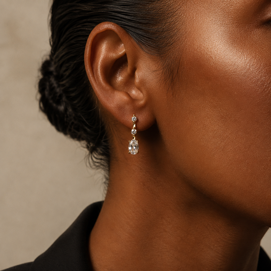 Crystal Drop Earrings