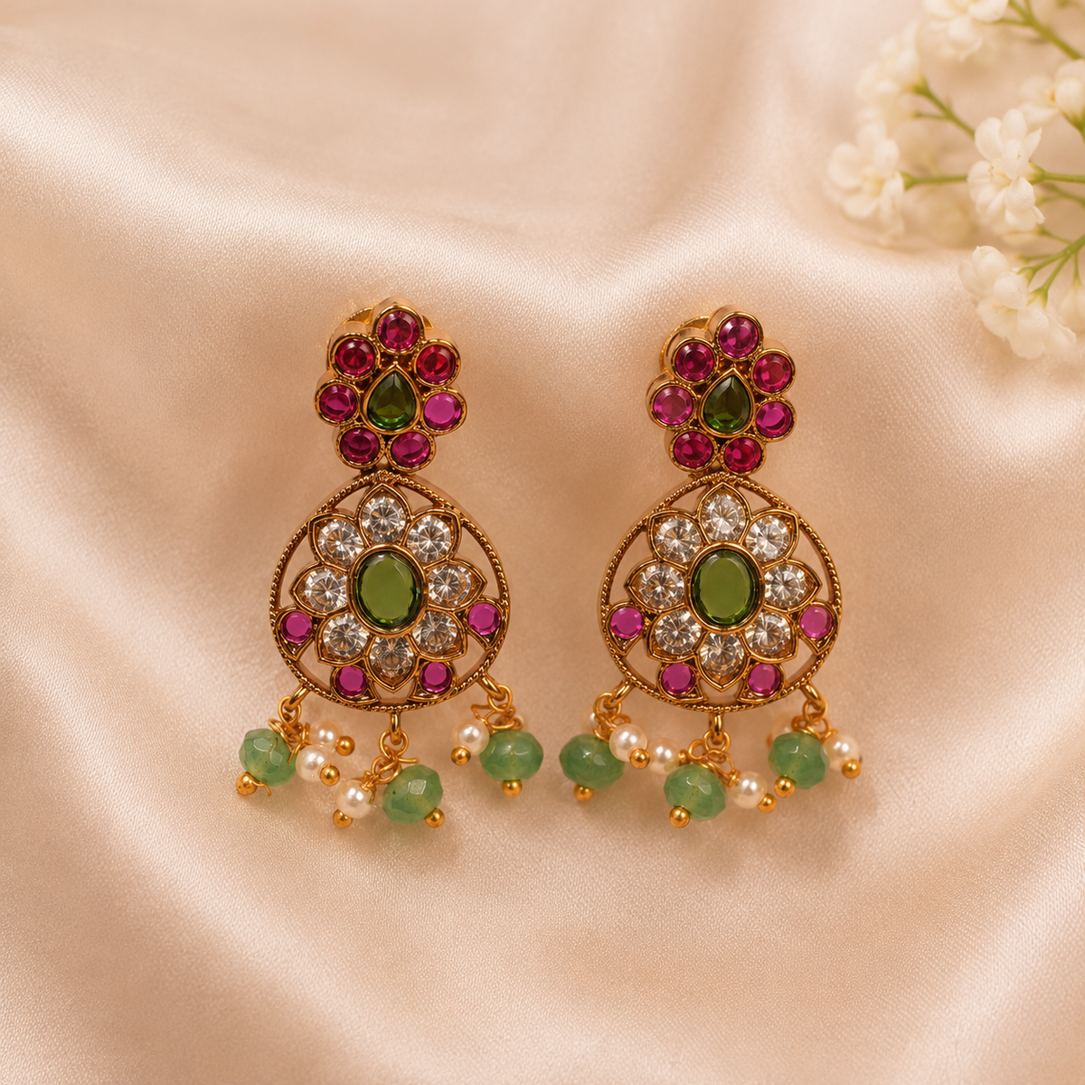 Padmavalli Pearl Necklace Set